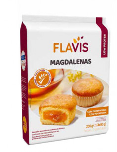 MEVALIA FLAVIS MAGDALENAS MERENDA APROTEICA 200G - Clubfarma