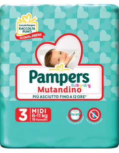 PAMPERS BD MUT SM TG3 MI 19PZ