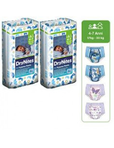 HUGGIES DRYNITES BOY 4 7AN 10P