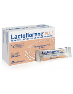 MONTEFARMACO LACTOFLORENE 12BUSTE MONODOSE FERMENTI LATTICI - Clubfarma