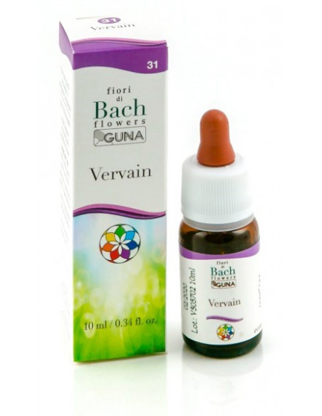 VERVAIN FIORI DI BACH GUNA 10ML - Clubfarma