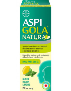 ASPI GOLA NATURA SPRAY MENTA LIMONE 20ML - Clubfarma