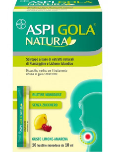 ASPI GOLA NATURA 16 BUSTINE MONODOSE - Clubfarma