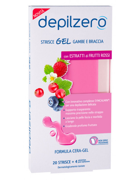 DEPILZERO STRISCE GEL GAMB BRA