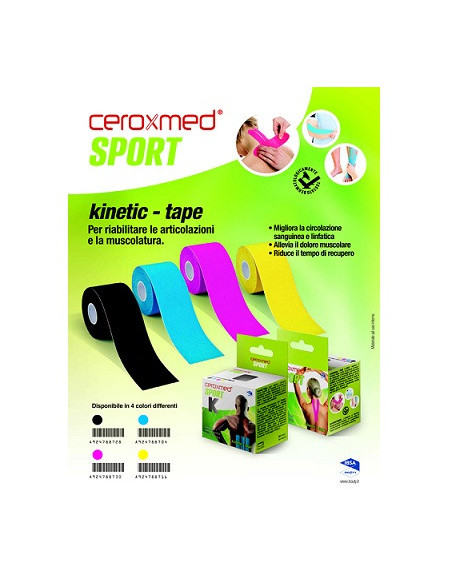 CEROXMED SPORT KINETIC TAPE BL