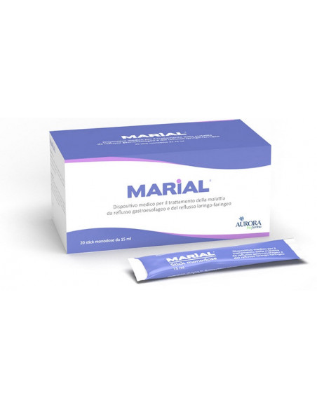 Marial contro il reflusso gastroesofageo e laringo-esofageo 20 stick 15ml