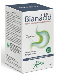 NeoBianacid contro acidità, reflusso e difficoltà digestive 45 compresse masticabili