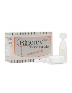 RINOREX DOCCIA NASALE BICARBONATO 15 FIALE - Clubfarma