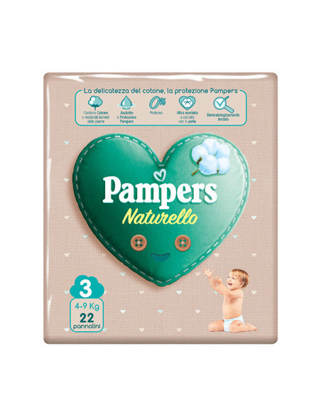 PAMPERS NATUR MIDI CP 22PZ