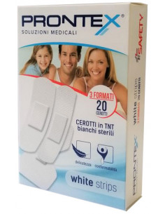 CER PRONTEX WHITE STRIPS 20PZ