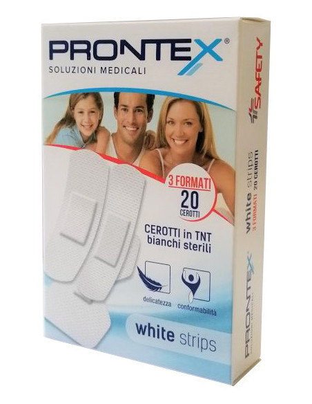 CER PRONTEX WHITE STRIPS 20PZ