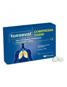 TUSSEVAL COMPRESSA TOSSE 15CPR