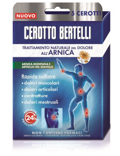 BERTELLI CEROTTO ARNICA 5PZ