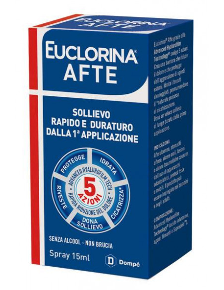 EUCLORINA AFTE SPRAY 15ML - Clubfarma