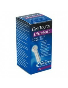 LIFESCAN - ONETOUCH ULTRASOFT 25 LANCETTE - Clubfarma