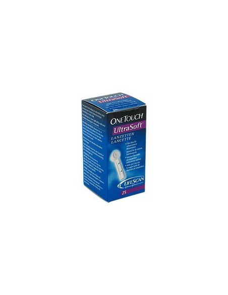 LIFESCAN - ONETOUCH ULTRASOFT 25 LANCETTE - Clubfarma