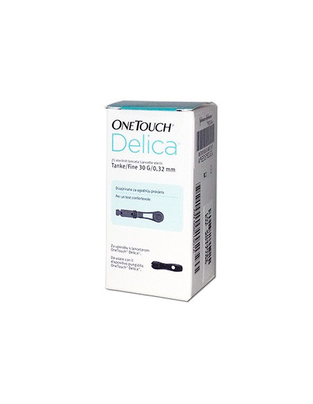 LIFESCAN - ONETOUCH DELICA LANCETTE PUNGIDITO 25PZ - Clubfarma