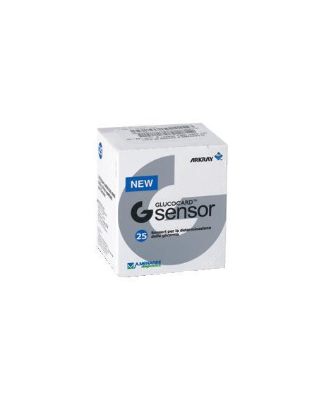 MENARINI - GLUCOCARD G SENSOR 25STRISCE REATTIVE - Clubfarma