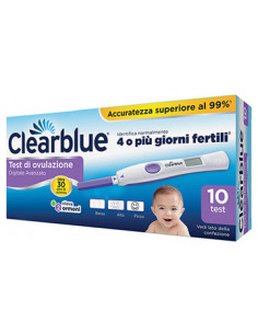 CLEARBLUE TEST OVULAZIONE 10 PEZZI - Clubfarma