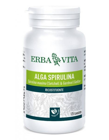 ALGA SPIRULINA 125TAV 400MG EV