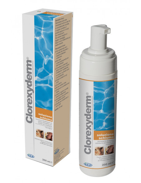 CLOREXYDERM SOLUZIONE DISINFETTANTE SCHIUMA 200ML - Clubfarma