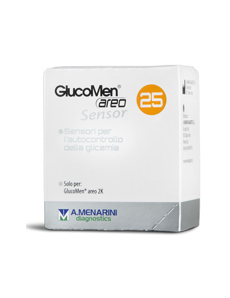 MENARINI - GLUCOMEN AREO SENSOR 25 STRISCE - Clubfarma