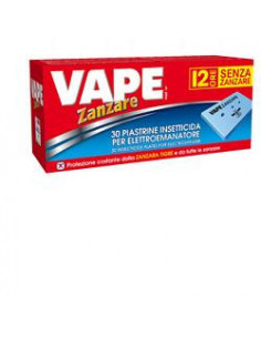 VAPE PIASTRINE ANTIZANZARA 30 PEZZI - Clubfarma