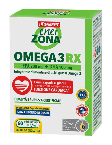 ENERZONA OMEGA 3 RX 60MINICAPS