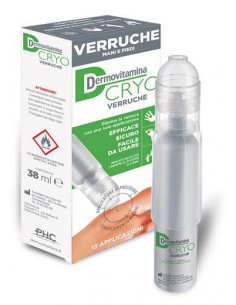 Dermovitamina Cryo per il trattamento di verruche di mani e piedi 38ml