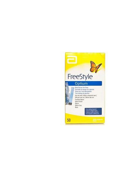 ABBOTT DIABETES - FREESTYLE OPTIUM TEST 50 STRISCE REATTIVE - Clubfarma