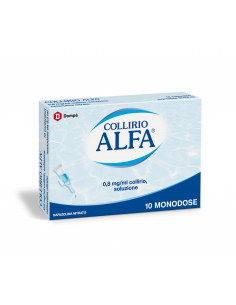 DOMPE COLLIRIO ALFA DECONGESTIONANTE 10CONTENITORI MONODOSE 0,3ML - Clubfarma