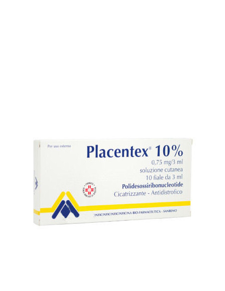 PLACENTEX*SOL CUT 10F 0,75MG