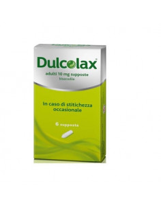 Dulcolax supposte per adulti contro la stitichezza 6 supposte 10 mg