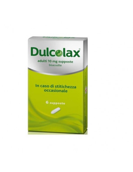 Dulcolax supposte per adulti contro la stitichezza 6 supposte 10 mg