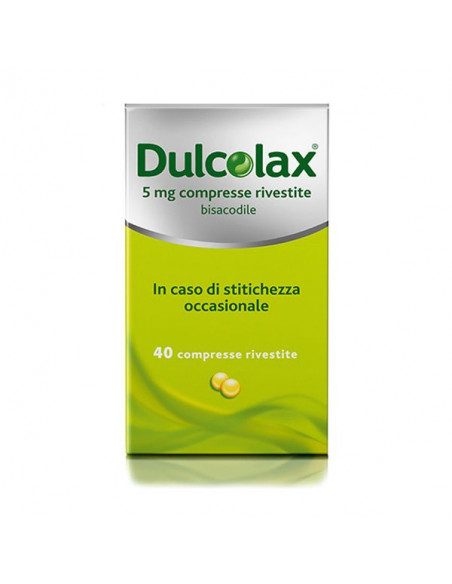 Dulcolax compresse contro la stitichezza 40 compresse rivestite 5 mg