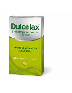 Dulcolax compresse contro la stitichezza 20 compresse rivestite 5 mg