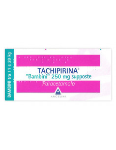 TACHIPIRINA*BB 10SUPP 250MG