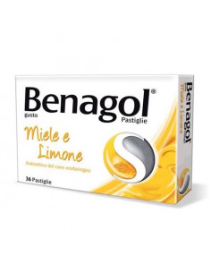 BENAGOL 36 PASTIGLIE MIELE LIMONE - Clubfarma