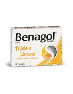 BENAGOL 16 PASTIGLIE MIELE LIMONE - Clubfarma