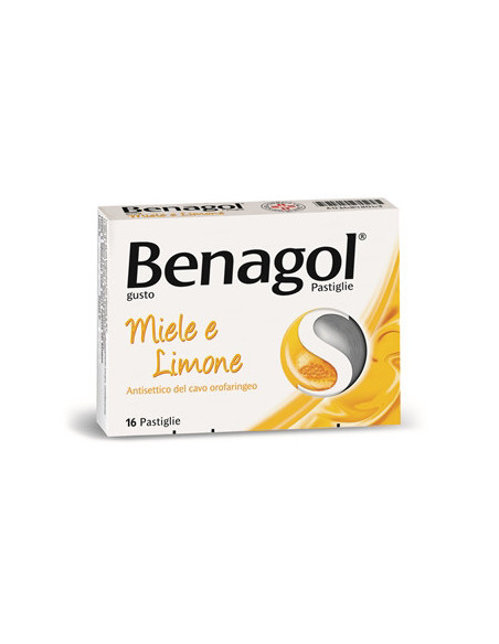 BENAGOL 16 PASTIGLIE MIELE LIMONE - Clubfarma