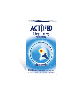 ACTIFED*12CPR 2,5MG piu 60MG