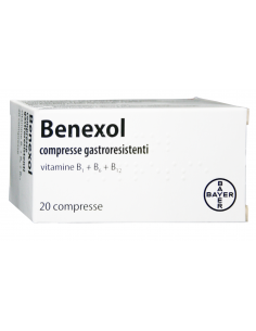 Benexol per integrazione di vitamine B1, B6 e  B12 20 compresse gastroresistenti