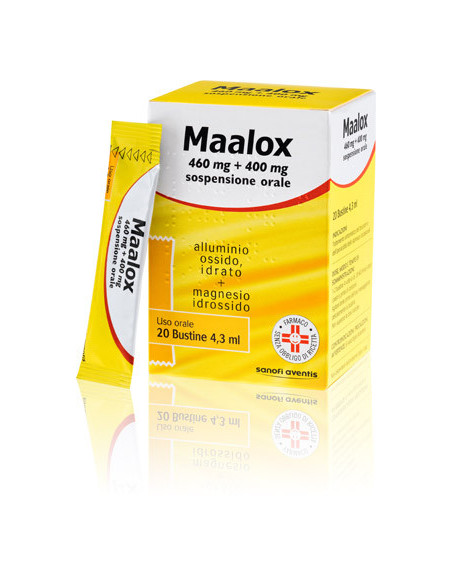 MAALOX*OS 20BUST 460MG piu 400MG