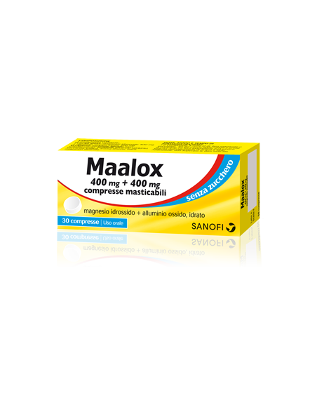 MAALOX*S Z 30CPR LIMO400 piu 400MG