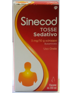 SINECOD TOSSE SED*200ML3MG 10G