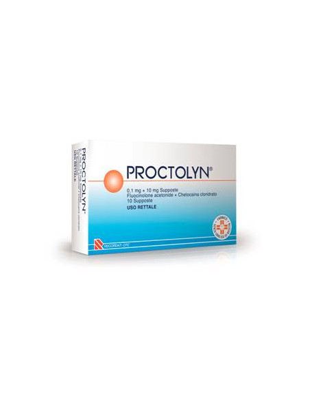 PROCTOLYN USO RETTALE 0,1MG + 10MG 10 SUPPOSTE - Clubfarma