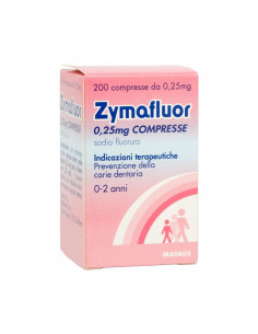 ZYMAFLUOR*200CPR 0,25MG