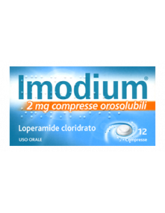 IMODIUM 12 COMPRESSE OROSOL 2MG - Clubfarma