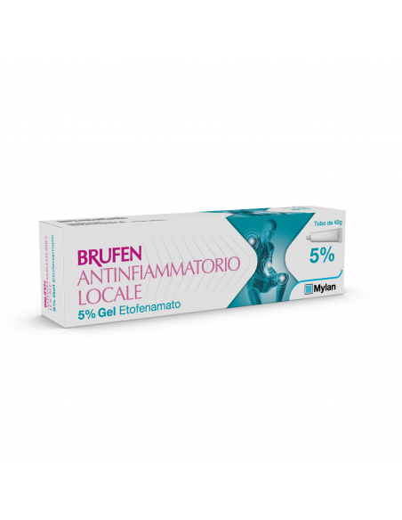 BRUFEN ANTINFIAMMATORIO LOCALE GEL 40G 5% - Clubfarma