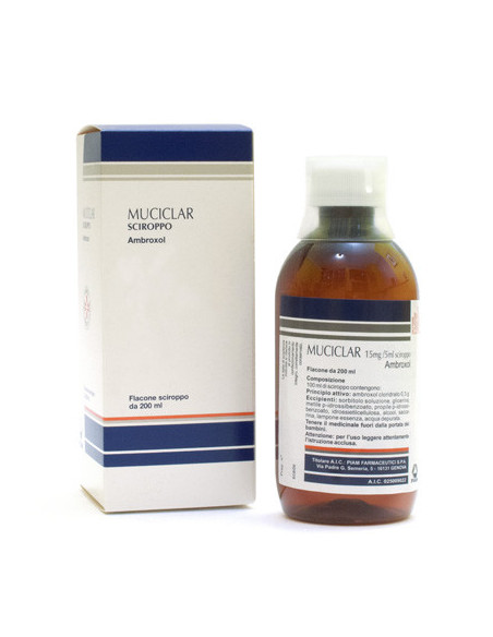 MUCICLAR*SCIR 200ML 15MG 5ML